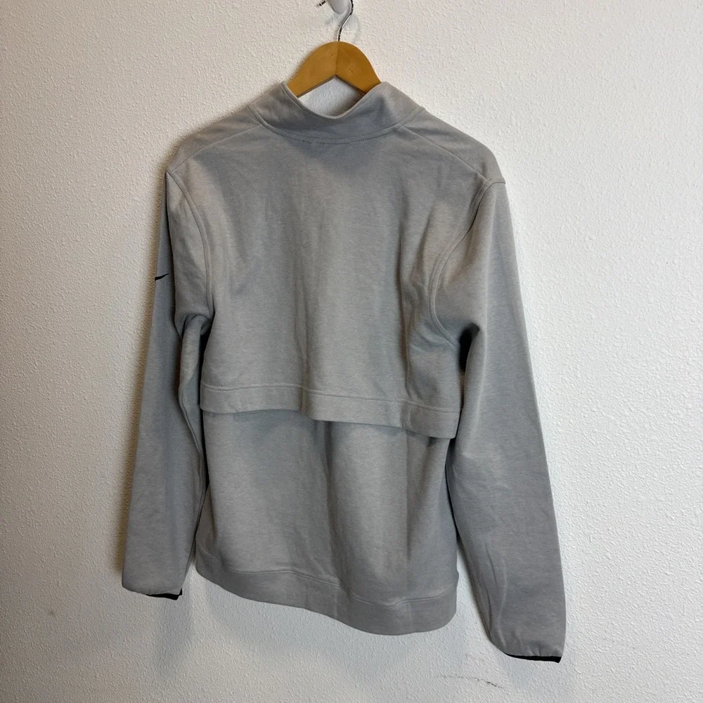 Nike Men's Med Tour Pique 1/2 Zip LS Golf Vented Pullover FQ0472-077‎ MSRP $105